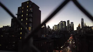 New York 2022 |Evening Walking New York City Manhattan Bridge for Lower Manhattan Best Views