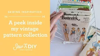 A peek inside my vintage sewing pattern collection