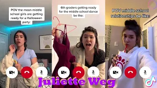 The Middle School Girl Pov Videos | Juliette Weg TikTok 2023