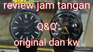 ciri-ciri jam QQ original dan kw # review jam tangan Q&Q