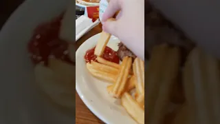 Denny's burger