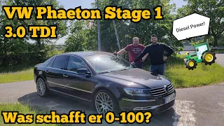 Schwergewichts-Limousine VW Phaeton bekommt mehr Leistung! 3.0 TDI Stage 1