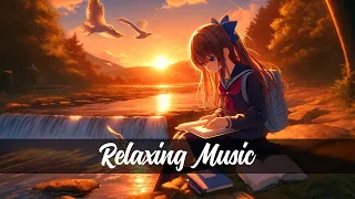 Soothing Piano Music with Gentle Stream Sounds & Serene Birdsong - Perfect for Study and Work Focus