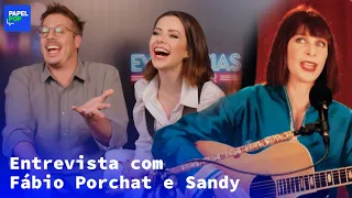 Fábio Porchat e Sandy botam Rita Lee pra cantar "Evidências" | Entrevista Papelpop