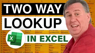 Excel - Master Two-Way Lookup in Excel: Two Experts, Two Methods | Excel Tutorial - Episode 965