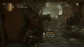 Tom Clancy's The Division™ Rioter beats the crap out of a jtf officer