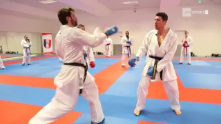 ENTRAINEMENT AVEC L'EQUIPE DE FRANCE DE KARATE