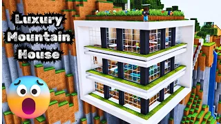 Luxury Mountain house 🏠 Minecraft