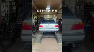 E38 740 Cat Back straight pipe