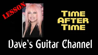 LESSON - Time After Time by Cyndi Lauper