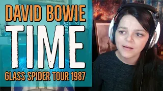 David Bowie  -  "Time"  (Live, Glass Spider Tour, 1987)  -  REACTION