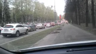How driving cars in Russia, Moscow City / Как водят машины в России, Москве