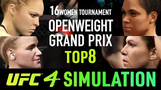 EA Sports UFC 4 - 16Women Openweight Grand Prix simulation (CPU vs CPU)  -  TOP8