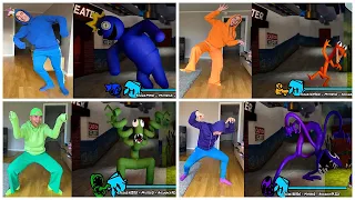 Friday Night Funkin' VS Rainbow Friends In Real Life | All 4 Roblox Rainbow Friends