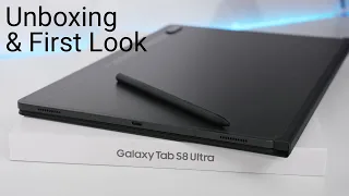 Samsung Galaxy Tab S8 Ultra Unboxing and First Look!