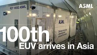 EUV system begins its journey to Asia