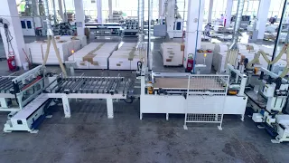 Автоматическая линия для производства дверей компании YUTON