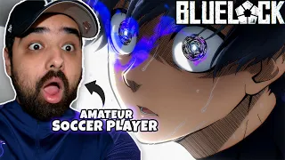 Soccer Player REACTS to Blue Lock for the FIRST Time