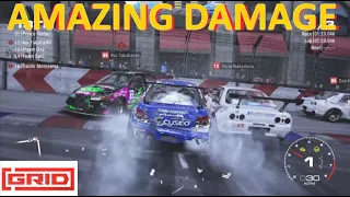 Grid 2019 Crash Compilation - Amazing Damage Model