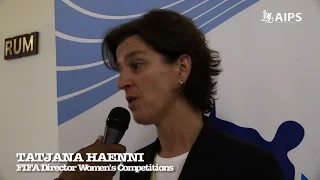 AIPS Young Reporters @ FIFA U17WWC interview with Tatjana Haenni, Director Women's Competitions