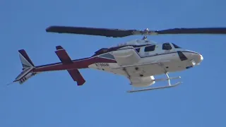 AM Air Service Bell 222U N788AM Fly By