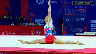 Top 3 in Men's Floor Final - 2023 Antalya European Gymnastics Championships