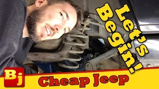 The Work Begins - Operation Cheap Jeep