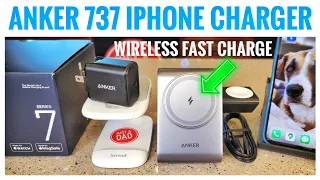 Anker 737 MagSafe Wireless Fast Charger 3 in 1 Station iPhone Apple Watch & Airpods Review