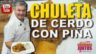 Coma hacer CERDO CON PIÑA | CHULETA DE CERDO