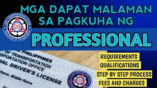 Paano Kumuha ng Professional Driver's License | Non-Professional to Professional Driver's License