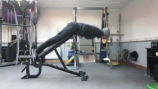 Incline Bench Back Extension
