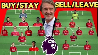 Best Signings~Buy/Stay or Sell/Leave Next Season Under Sir Jim Ratcliffe's Season 2024/2025.