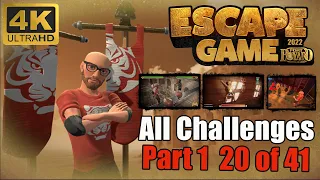 Escape Game Fort Boyard 2022 All Challenges Part1 4K UHD