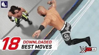 WWE 2K19 Top 18 Best Downloaded moves in the game