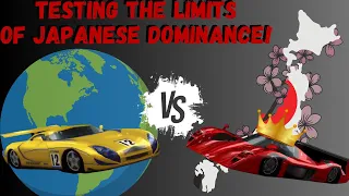 Unleashing the Power: International 1km Drag War in Gran Turismo 2