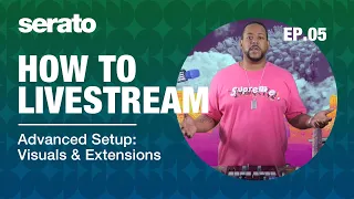 How to Livestream | Using Serato Free Visuals