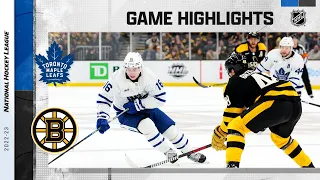 Maple Leafs @ Bruins 1/14 | NHL Highlights 2023