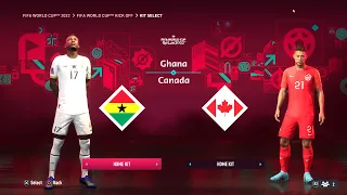 FIFA 23 WORLD CUP 2022 QATAR FINALS - Ghana Vs Canada