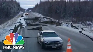 Witnesses Capture Violent Alaska Earthquake And Aftermath | NBC News