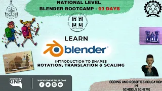 Learn Blender || Introduction to Shapes || Episode 01 || ENGLISH || 28/08/2023