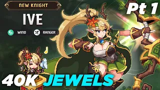 IVE Is Here - 40k Jewels For IVE [ PART 1 ] - Unknown Knights: Pixel RPG | Gameplay🔥🔥🔥