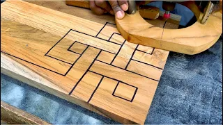 Amazing wood carving new design ideas with router machine bits