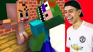 BABÁ POR 1 DIA NA ESCOLA DE MONSTROS DO MINECRAFT!! (BabySitter)