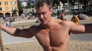 Beach Workout  - Rope Climb 2