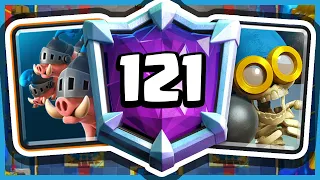 TOP 100 with 2.6 Royal Hogs EQ Cycle | Clash Royale (2021)