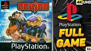 Gekido: Urban Fighters [PS1] Gameplay Walkthrough FULL GAME [4K60ᶠᵖˢ UHD🔴]