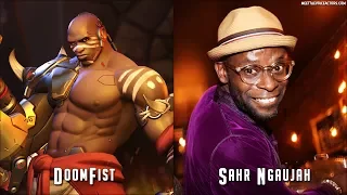 All 25 Overwatch Heroes And Voice Actors  "Updated Doomfist"
