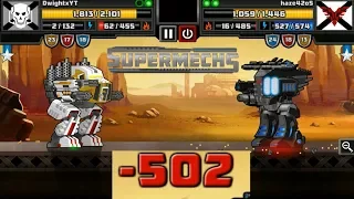 Supermechs⛅ Mercy-Shotgun 2v2 Replay [OLD]