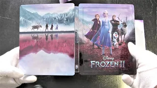 Frozen 2 Fanatic Exclusive Steelbook #01 1-Click + Double Lenticular OST French Review