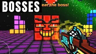 Pixel Gun 3D | All Bosses World 4 Virtual Worlds - Lomelvo